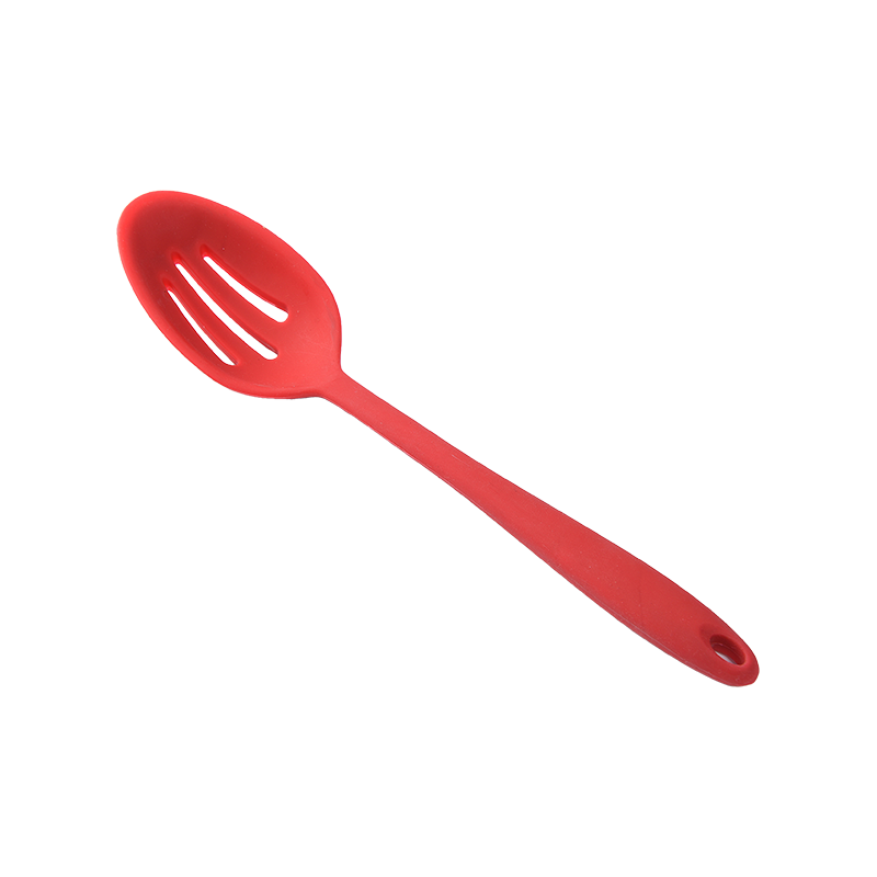 SY4212 Slotted spoon 31CM Silicone w/nylon Silicone kitchen utensils/silicone cooking tools