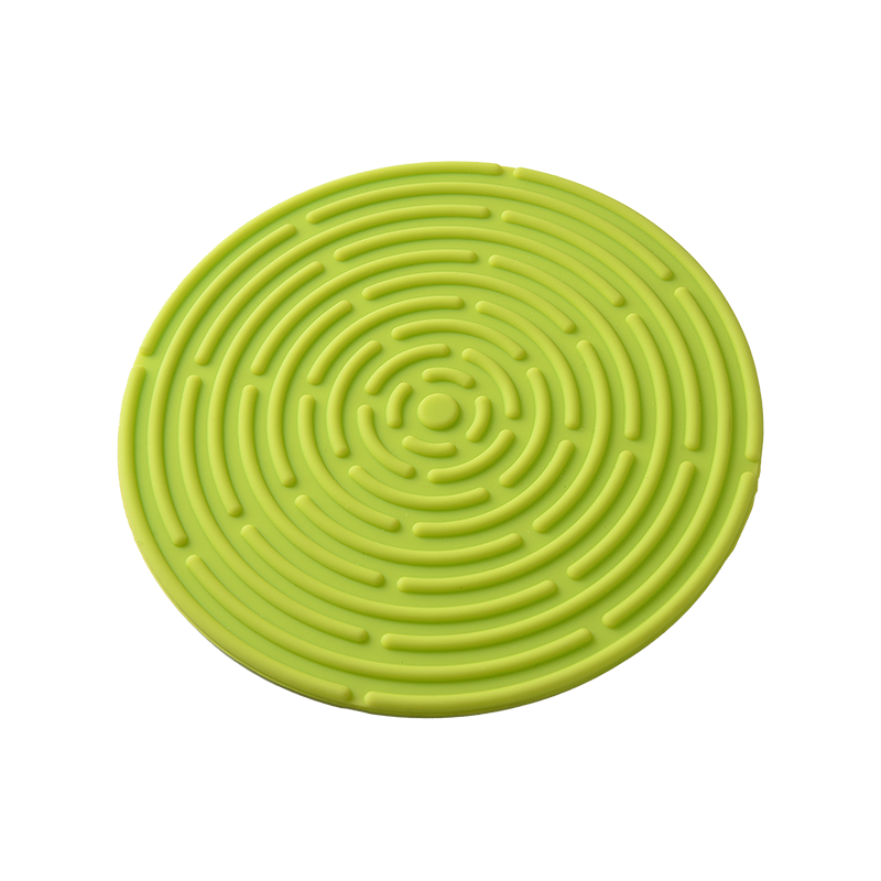 Silicone trivet hot pad round cup mat