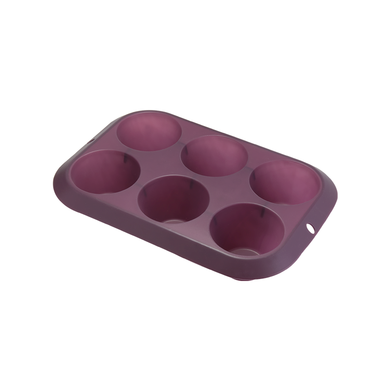 6 Cup deep muffin silicone bakeware & cake mould