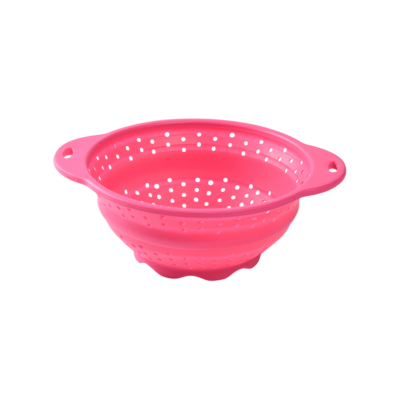 SY3017B silicone foldable colander/middle