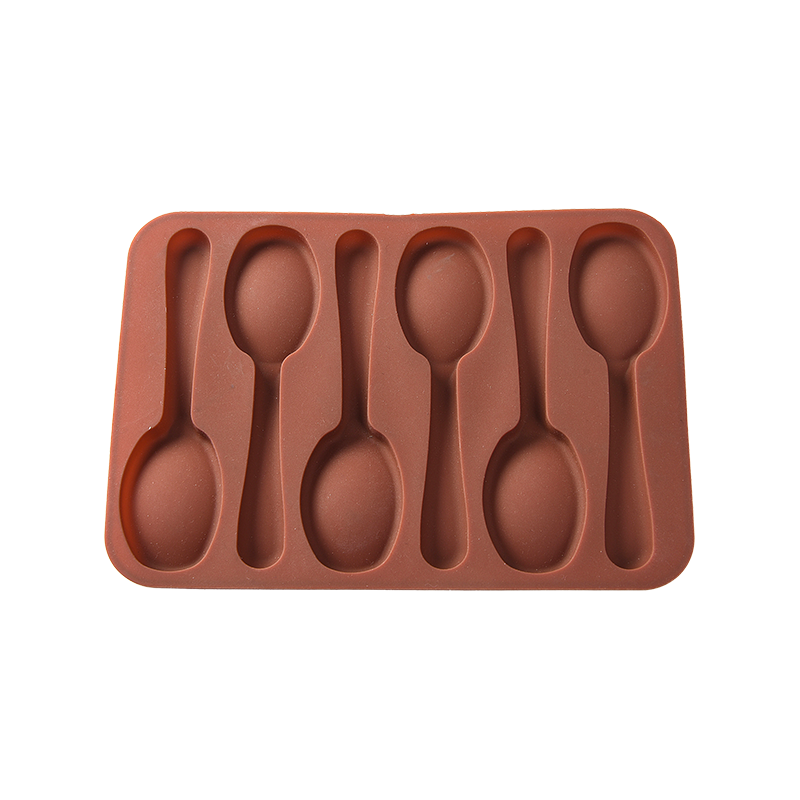 SY6509 silicone chocolate mould/6 cup spoon