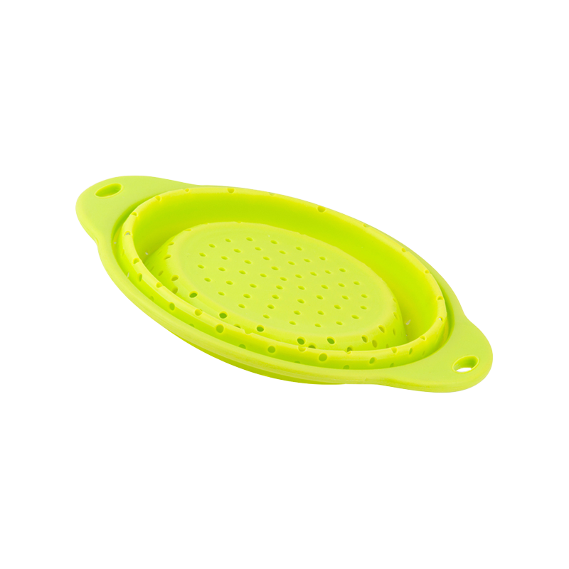 SY3017B silicone foldable colander/middle