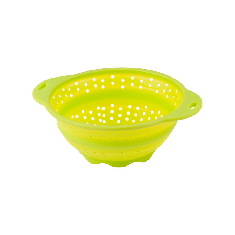 SY3017B silicone foldable colander/middle