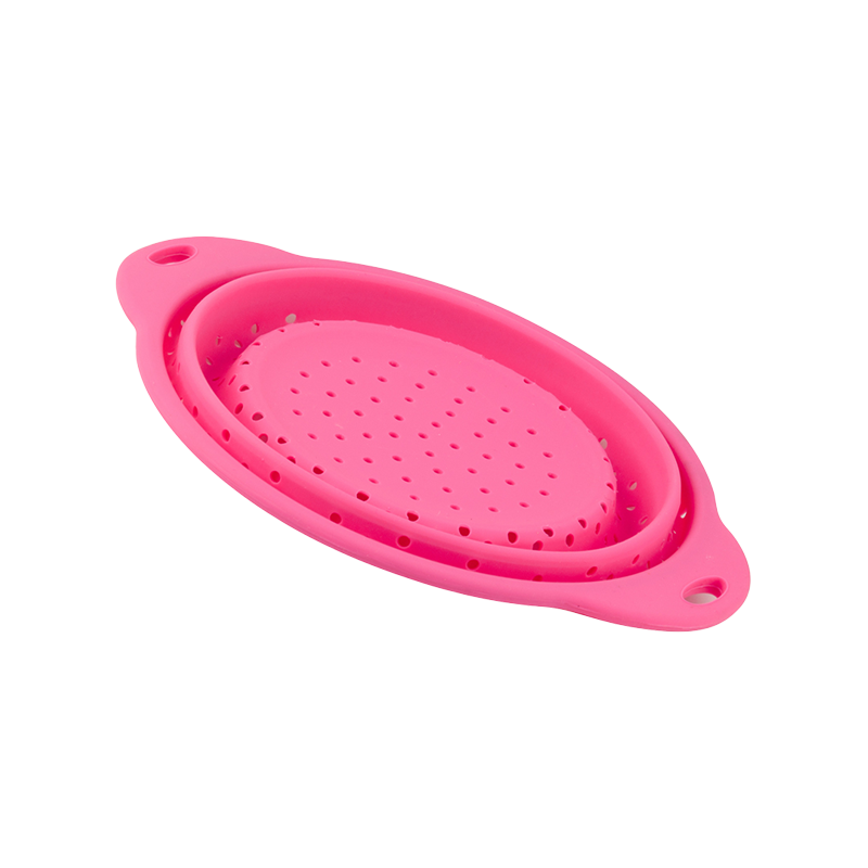 SY3017C silicone foldable colander/Large