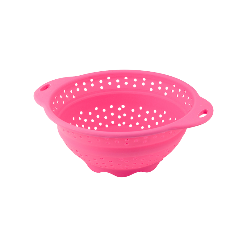 SY3017C silicone foldable colander/Large