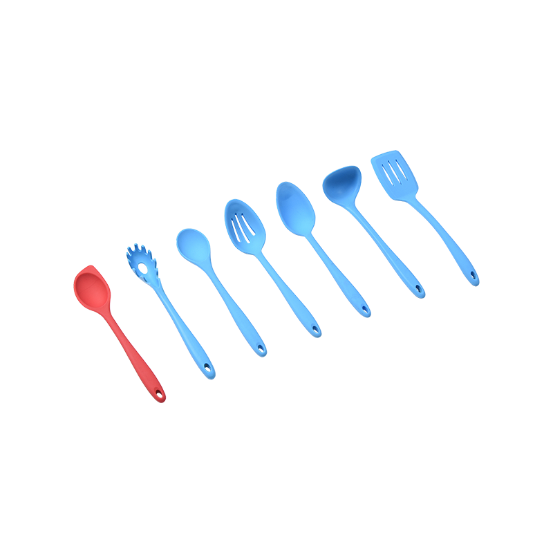 Food grade kitchenware 7 pcs Silicone kitchen utensils set silicone cooking tools